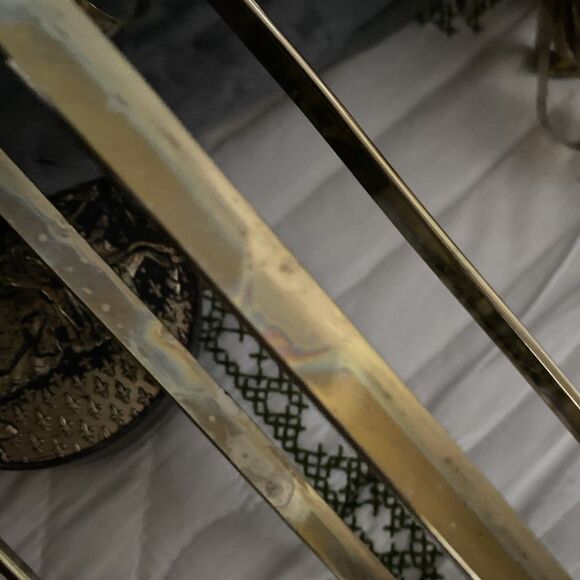 Bows Galore Vintage 1980's Brass Bow Candle Stick Holders Set of 3 Christmas - Picture 10 of 13